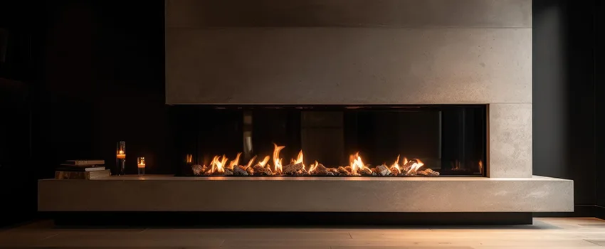 Gas Fireplace Ember Bed Design Services in San Clemente, California