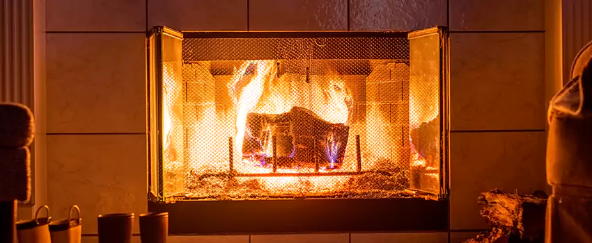 Mendota Hearth Landscape Fireplace Installation in San Clemente, California