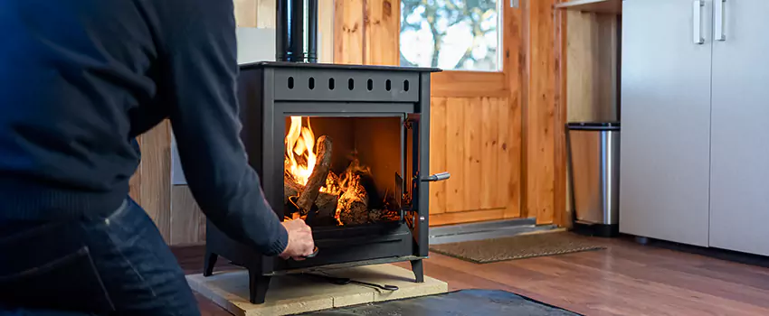 Open Hearth Wood Fireplace Installation in San Clemente, CA