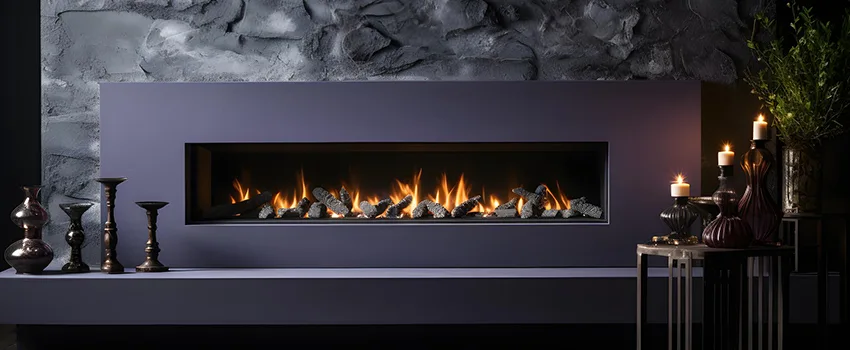 Ember Bed for Ventless Gas Fireplace in San Clemente, CA