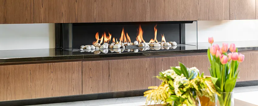 Double-height Fireplace Design Refurbishment in San Clemente, California