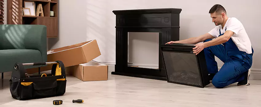 Old Rusted Metal Fireplace Repair And Replacement in San Clemente, CA